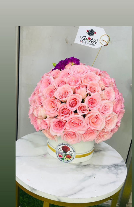 Round Box Flowers