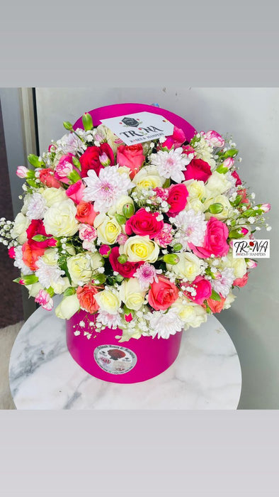 Unique Round Big Flower Box