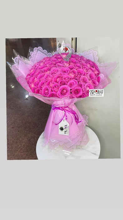 Big Plain Pink Bouquet