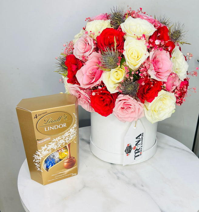 Flowers Bouquet with Chocolates