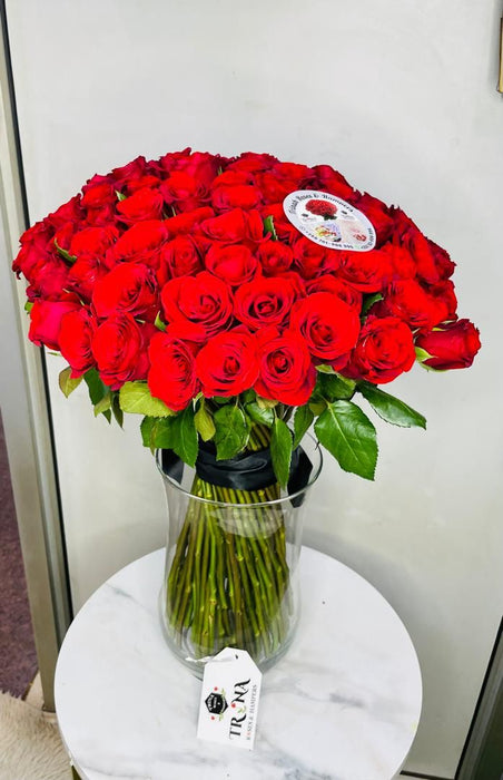 Roses in a Vase