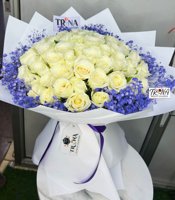 White  & Purple Bouquet